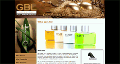 Desktop Screenshot of gblsales.com